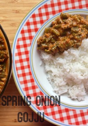 A picture of Spring Onion Curry.