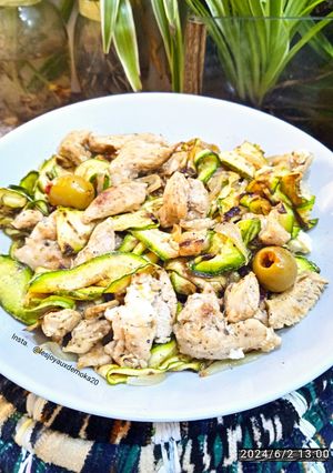 Une photo de Tagliatelles de courgettes