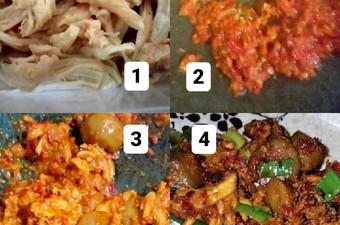Cara Memasak Ayam suwir pedas Murah