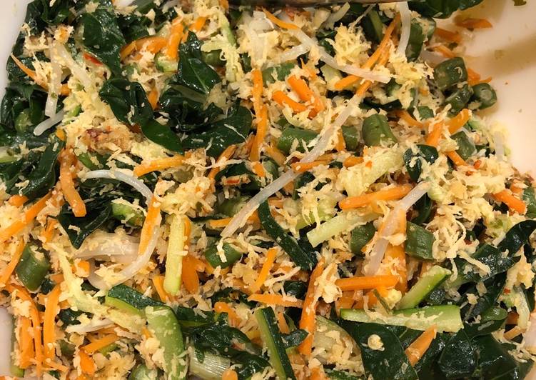 How to Prepare Award-winning Urap Bali #eattherainbow