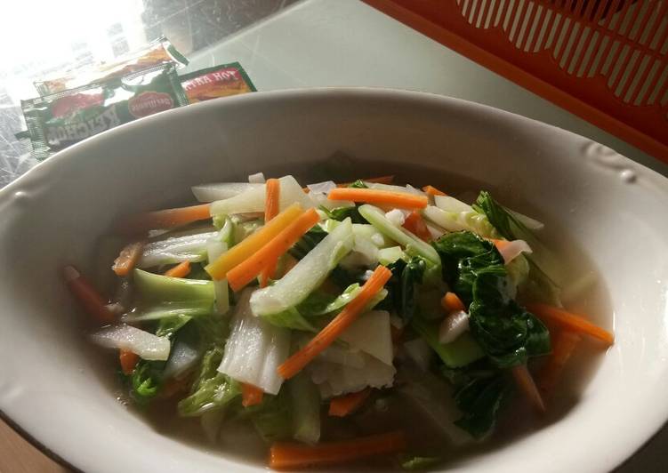 Cara mudah meracik 6. Oseng Kuah Sayur Campur2, Enak