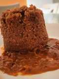 Volcán de dulce de leche y avena al microondas en taza. Postre light