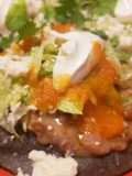 Hueraz Bean and Shredded Chicken Tostadas 🍗🤤