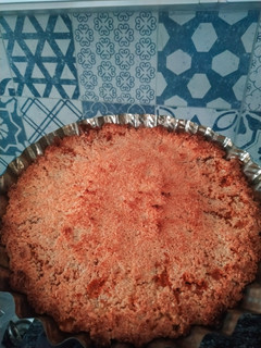 Una foto de Tarta de coco y dulce de leche