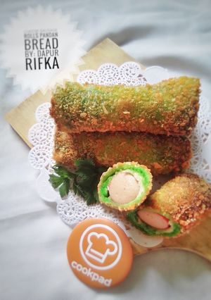 Foto resep Cheese sausage rolls pandan bread