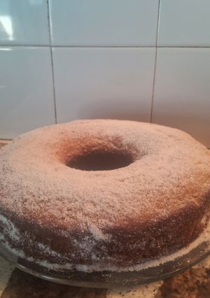 Una foto de Budín de manzanas caramelizadas y dulce de batata🍎🍎