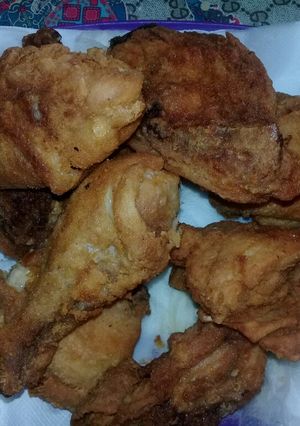 Una foto de Pollo crocante frito