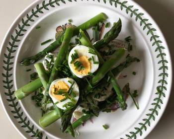 Ready to Serve Light Asparagus Salad Delicious Perfect