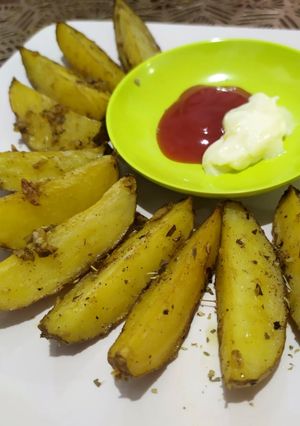 Foto resep Baked Potato Wedges 🥔🥔🥔