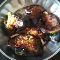 A picture of Brinjal fry.