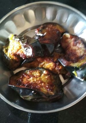 A picture of Brinjal fry.