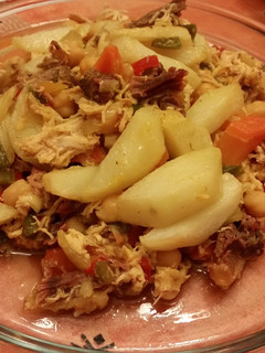 Una foto de Ropa vieja canaria