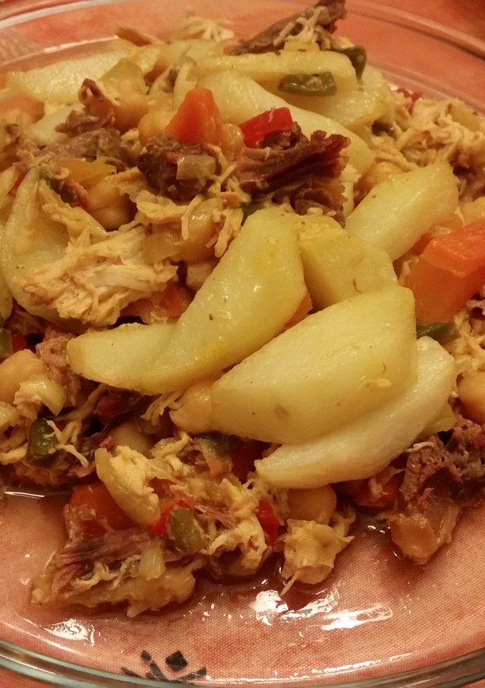 Una foto de Ropa vieja canaria