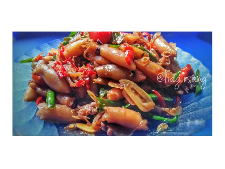 Cara Gampang Membikin Resep  Cumi Asin/Kering Pedas Manis yang Lezat Sekali, Bikin Ketagihan