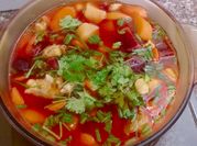 A picture of beetroots and carrots
