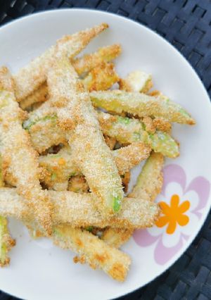 Une photo de Frites de courgettes
