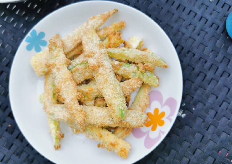 Frites de courgettes