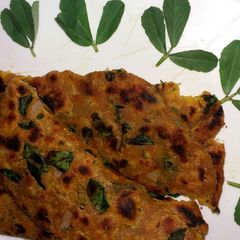 A picture of Methi Thepla.
