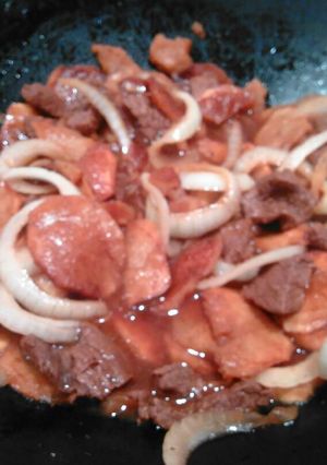A picture of Beef Steak or Bistek.