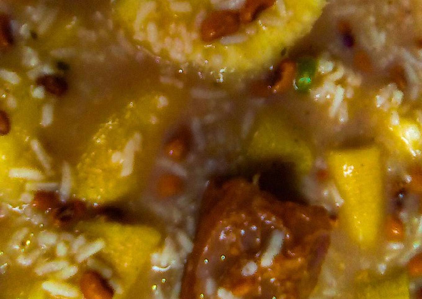 Guacho de frijoles con carne