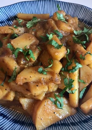 A picture of Biryani wali Aloo Bhujia.