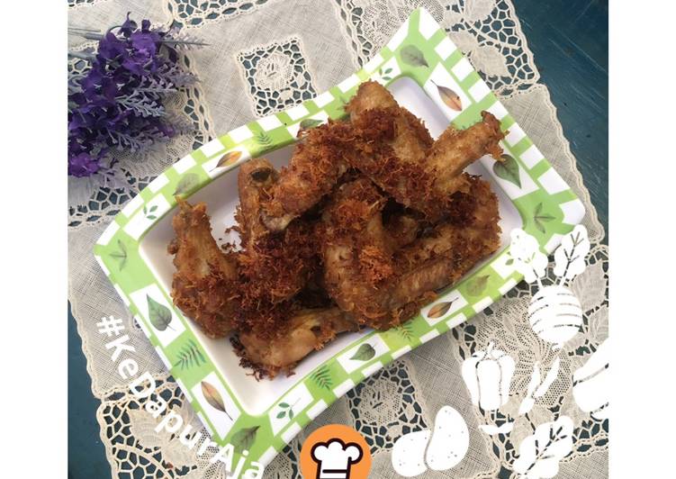 135. Ayam Serundeng Kelapa ala Ibu #CABEKU 
#KelapaSeribuManfaat