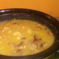 Bean, Potato,Onion, Sausage Soup A picture of Bean, Potato,Onion, Sausage Soup.