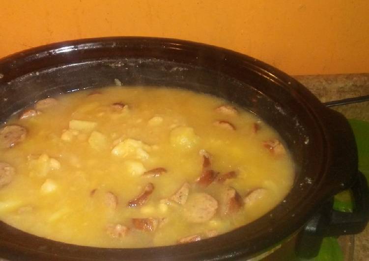 Recipe of Ultimate Bean, Potato,Onion, Sausage Soup