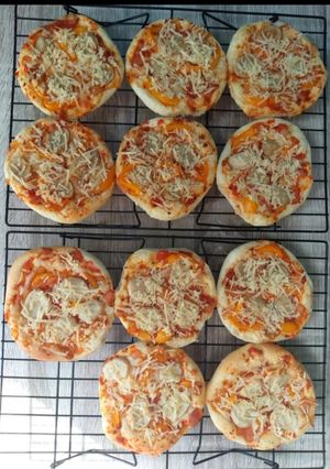 Foto resep Pizza Mini metode Autolysis