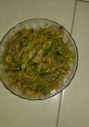 Foto resep Tumis kembang kates tempe teri