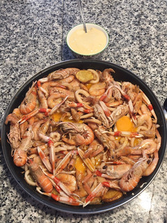Una foto de Frit de marisco
