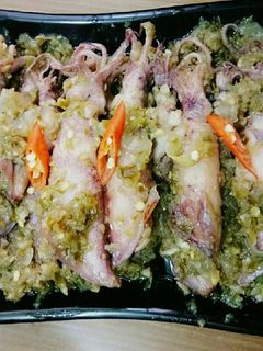 Foto resep Cumi Asin Cabe Hijau