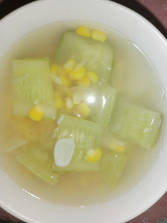 Foto resep Sayur bening timun & jagung