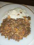 Coconut Rice with Lentils(Kamande)