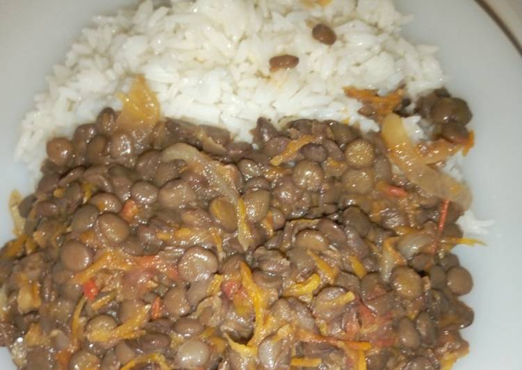 Step-by-Step Guide to Prepare Ultimate Coconut Rice with Lentils(Kamande)