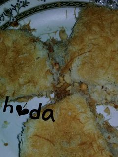 صورة لوصفة كنافه بالفول سودانى