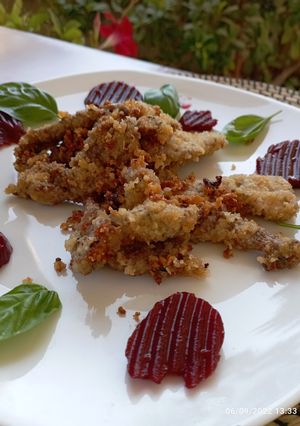 Foto di Straccetti di cavallino impanati aromatizzati e fritti