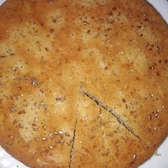 A picture of Ugali cake.