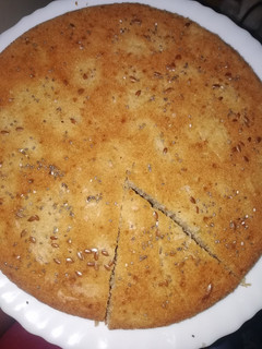 A picture of Ugali cake.