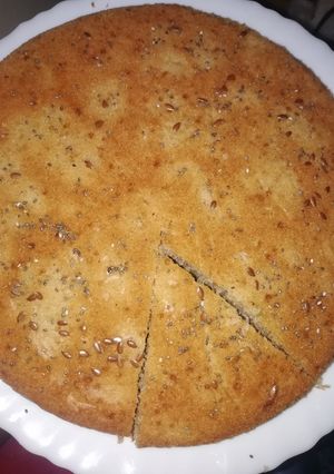 A picture of Ugali cake.