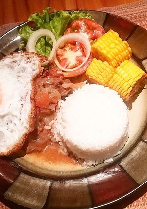 Una foto de Bistec a caballo 🐴