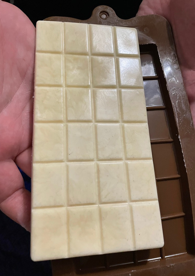 Una foto de Chocolate blanco saludable