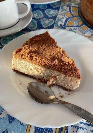 Una foto de Tarta de queso y lotus