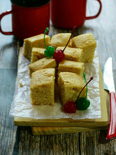 Foto resep Eggless Vanilla Cake