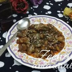 A picture of Honey Chilli Mushroom.