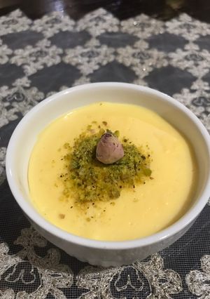 صورة لوصفة مهلبية الكاسترد (التطلي)