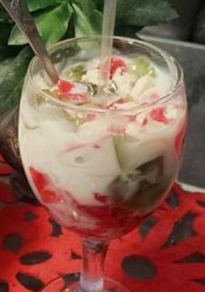 A picture of Jelly faluda 🍨🍧#FOODIESANDFRIENDS.