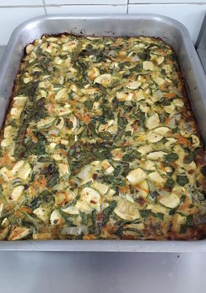 Una foto de Budín de verduras