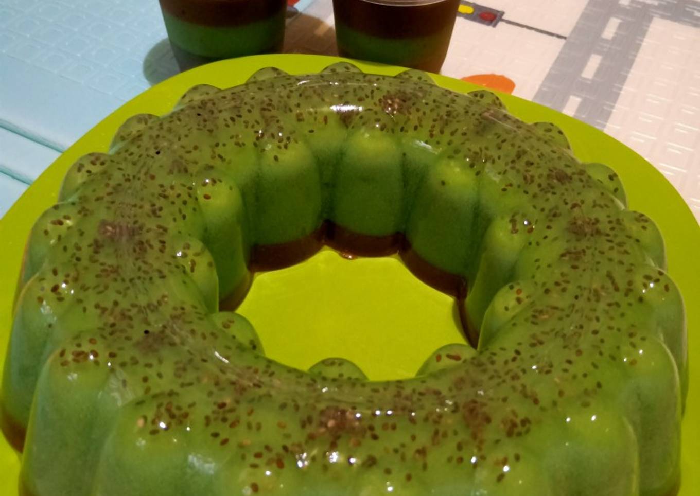 Puding Pisang Ambon with Chia Seed