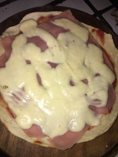 Una foto de Pizza en sartén